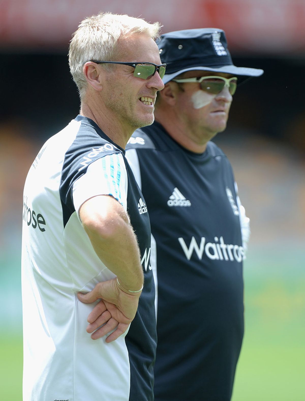 England's coaching duo, Peter Moores and Paul Farbrace, Brisbane, January 19, 2015