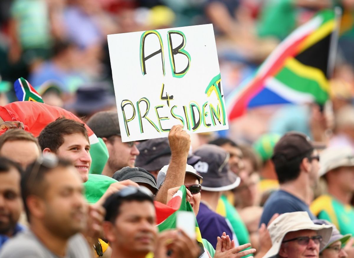 AB for President: There's nothing AB de Villiers can't do,  Ireland v South Africa, World Cup 2015, Group B, Canberra, March 3, 2015