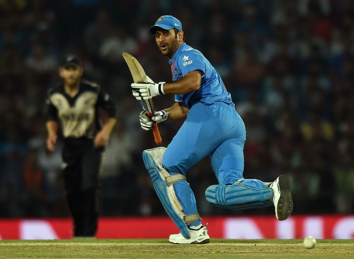 MS Dhoni made 30, India v New Zealand, World T20 2016, Group 2, Nagpur, March 15, 2016 