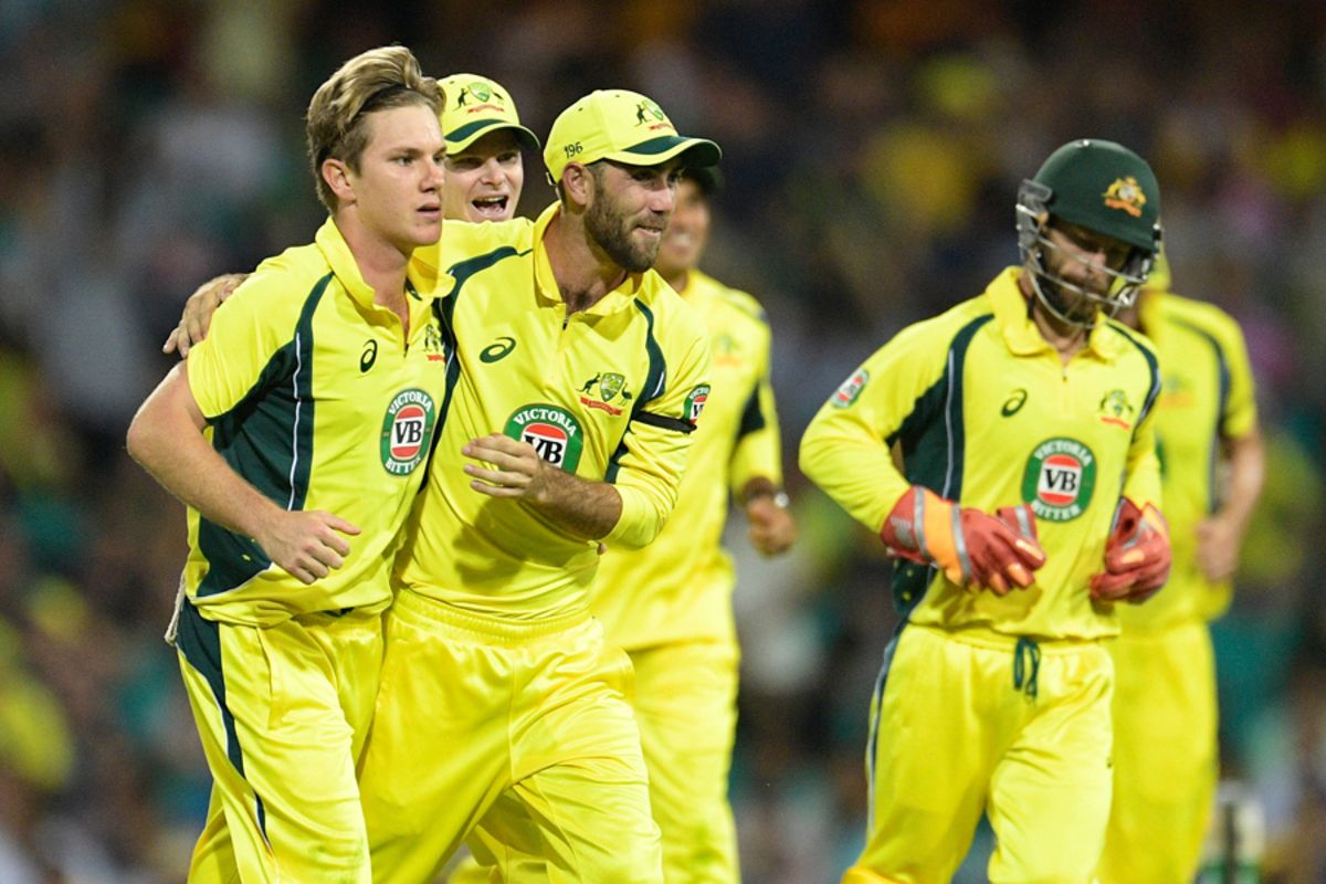 Adam Zampa Celebrates A Wicket Espncricinfo Com