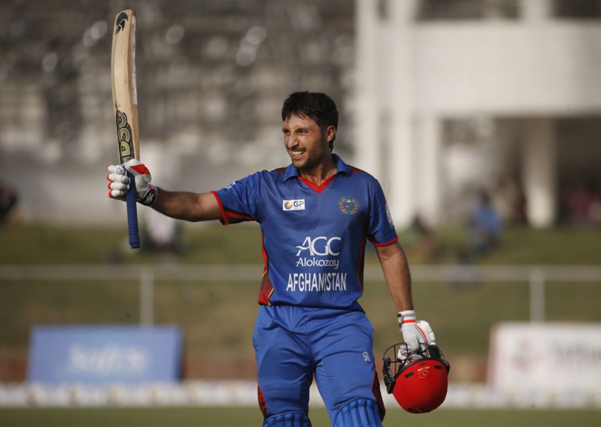 Rahmat Shah celebrates his century