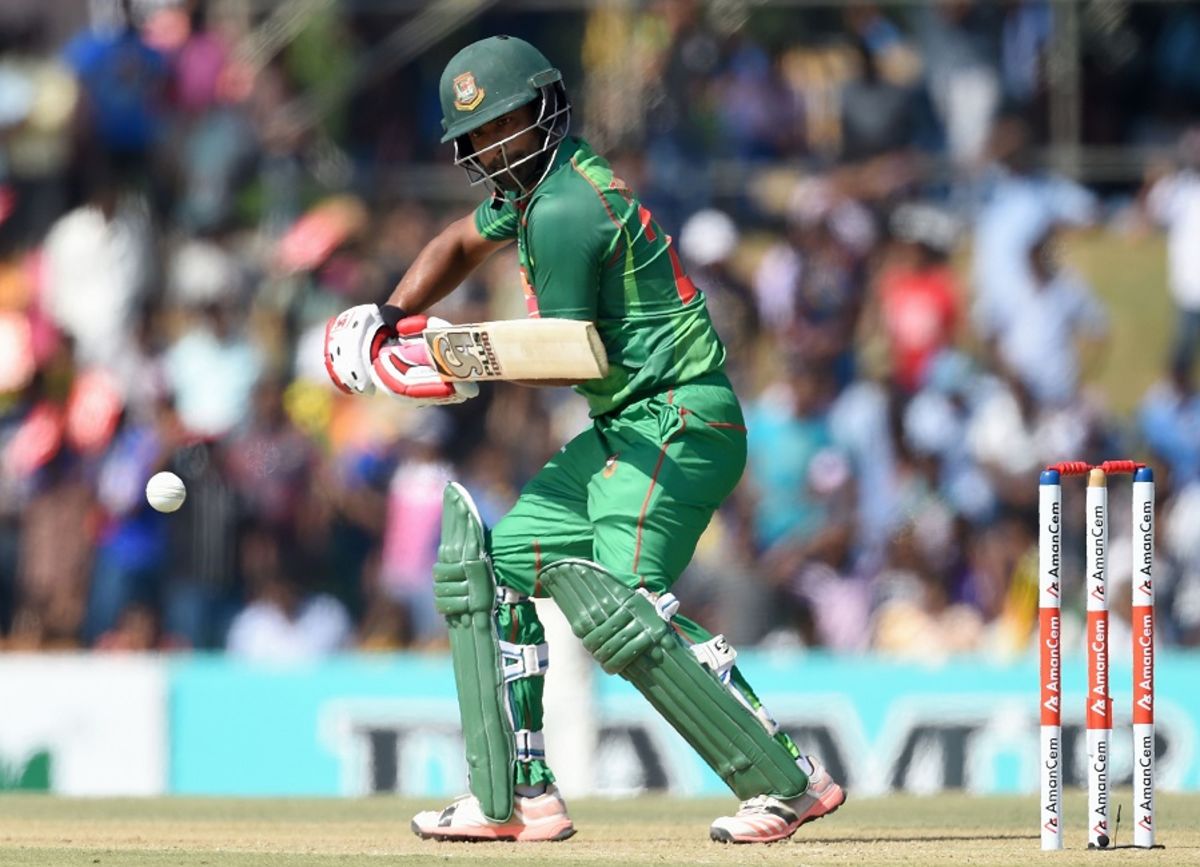 Tamim Iqbal opens the face of his bat | ESPNcricinfo.com