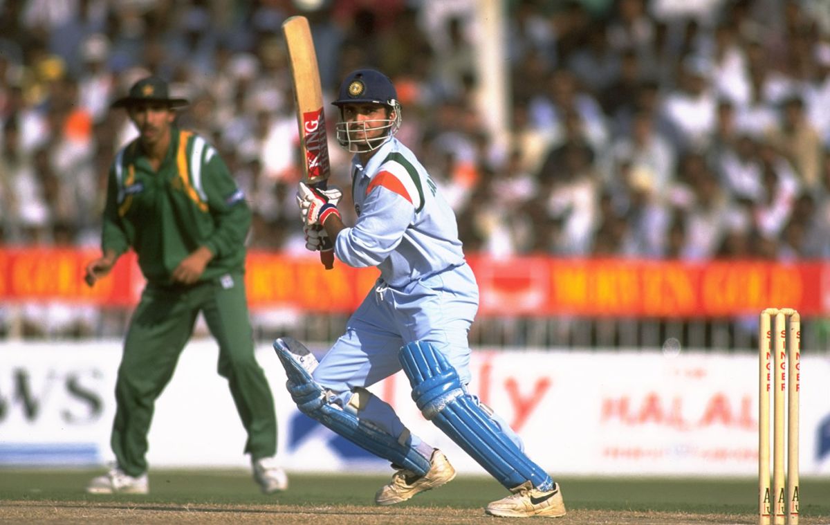 Sourav Ganguly made 1990, India v Pakistan, Akai-Singer Champions Trophy, Sharjah, December 14, 1997