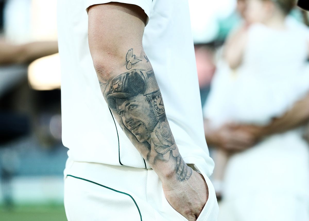 Fazl Faf du Plessis flaunts his new tattoo  The Kashmir Monitor