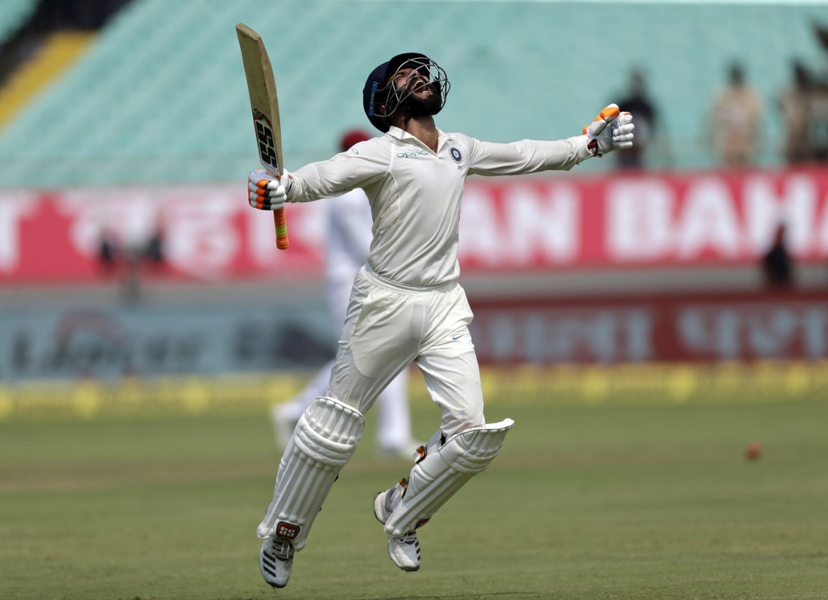 Ravindra Jadeja Steers One Through The Off Side | ESPNcricinfo.com