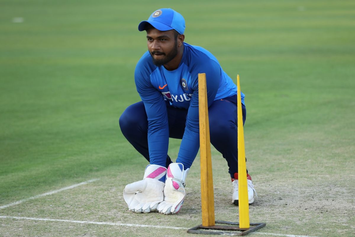 Sanju Samson does wicketkeeping practice | ESPNcricinfo.com