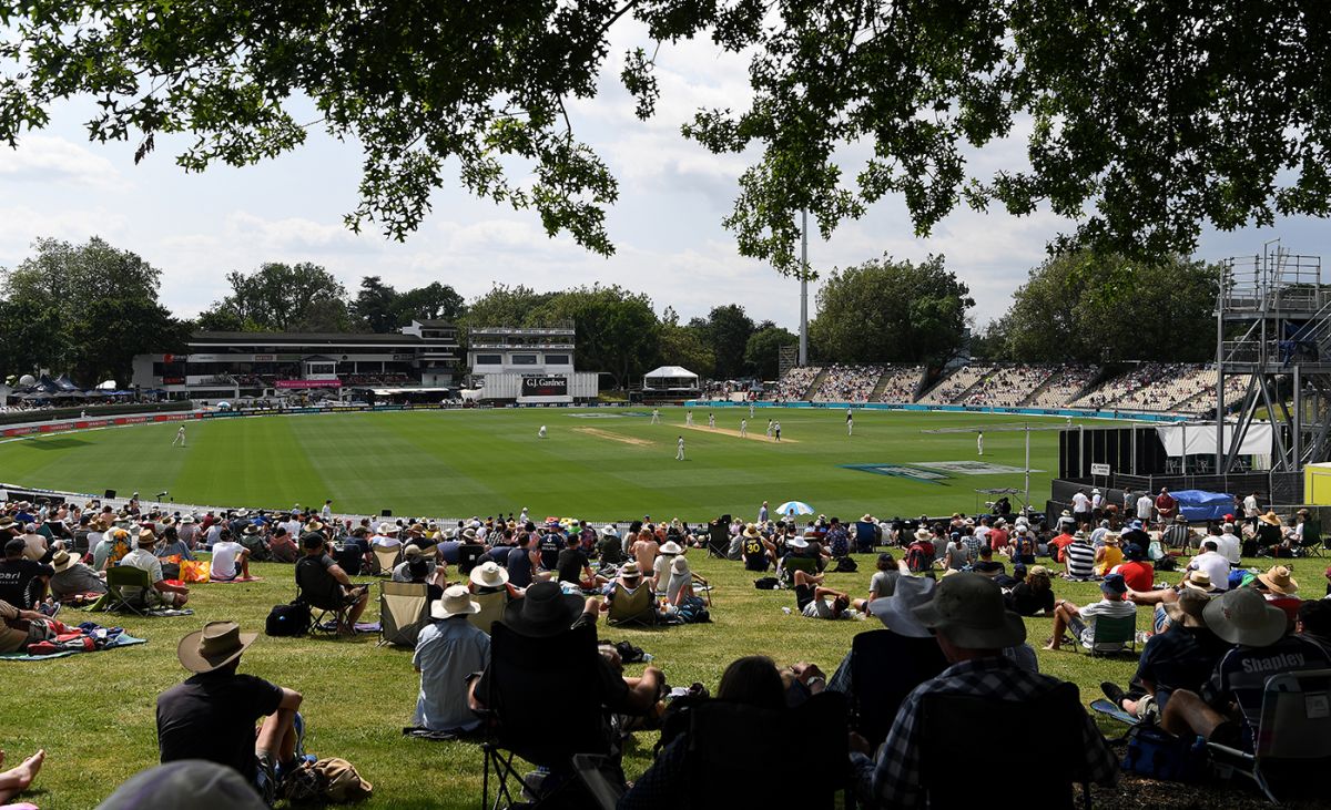 A general view of Seddon Park in Hamilton