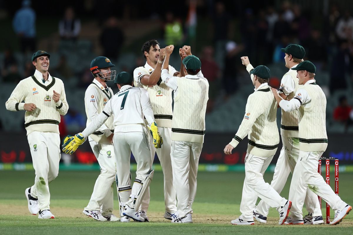 Mitchell Starc Celebrates After Trapping Ajiknya Rahane With The Second New Ball | ESPNcricinfo.com