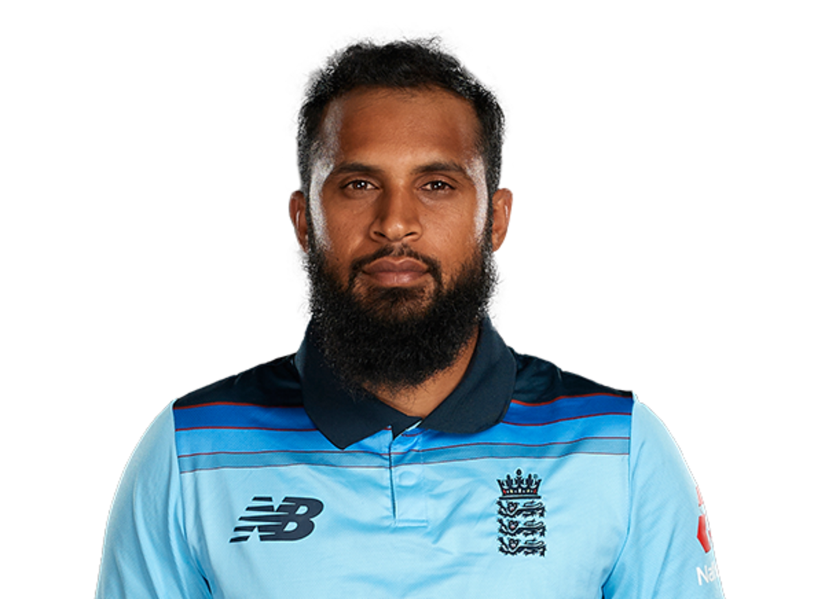 Adil Rashid player page headshot cutout, 2021 | ESPNcricinfo.com