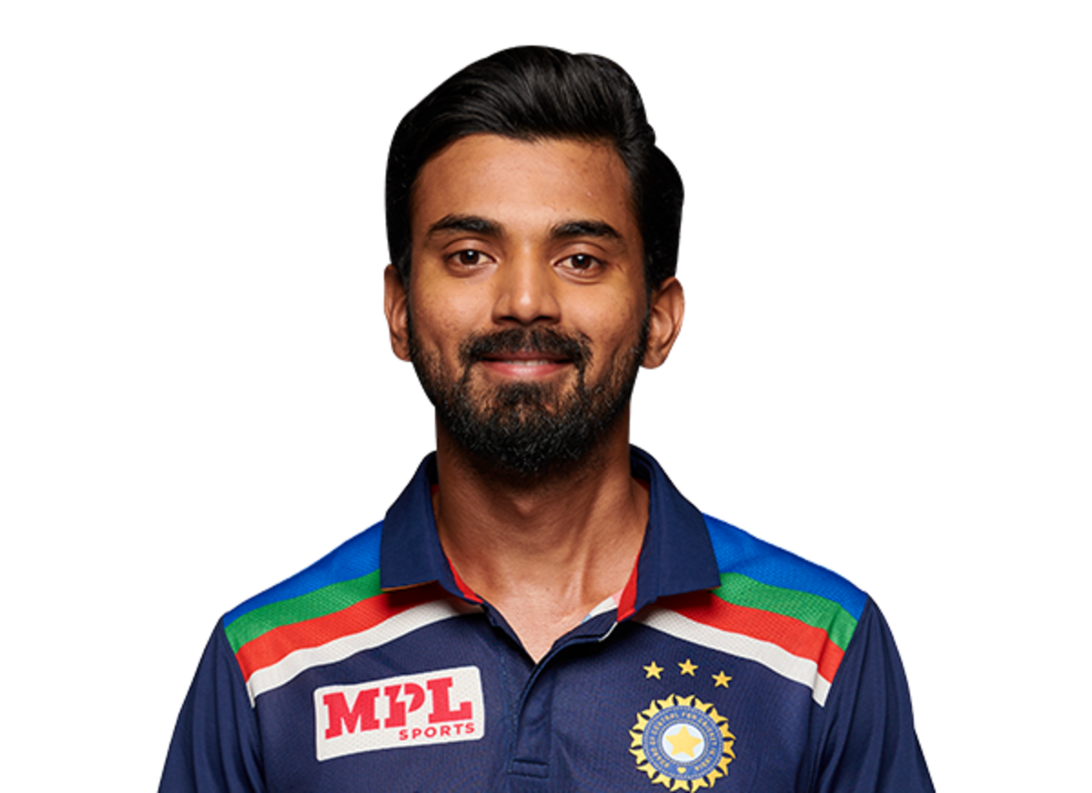 KL Rahul player page headshot cutout, 2021