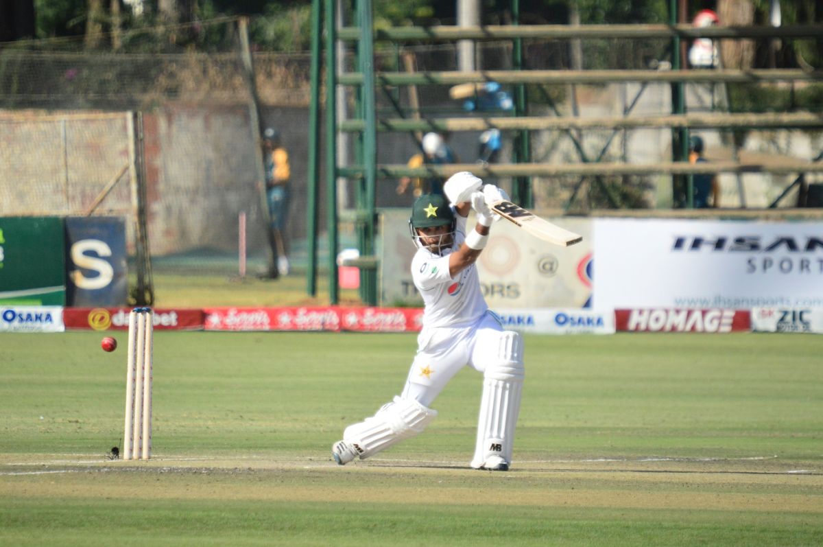 Imran Butt Plays A Cover Drive ESPNcricinfo
