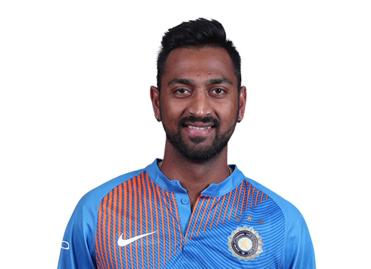 Krunal Pandya player page headshot cutout, 2021 | ESPNcricinfo.com