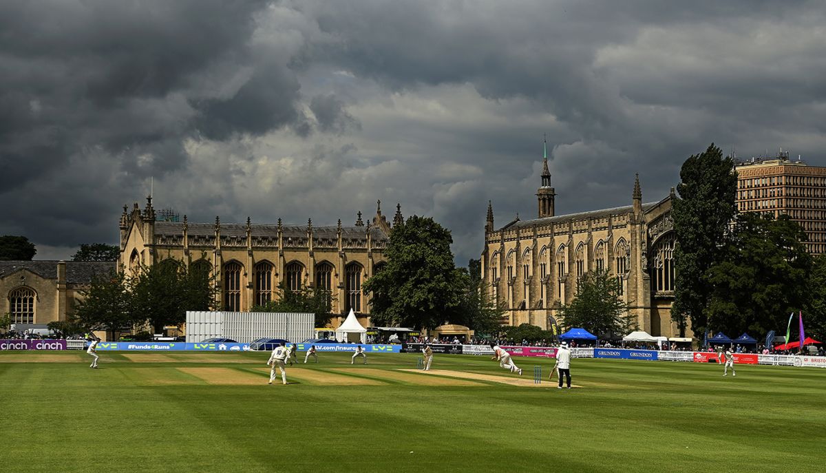 Brooding skies above Cheltenham College | ESPNcricinfo.com