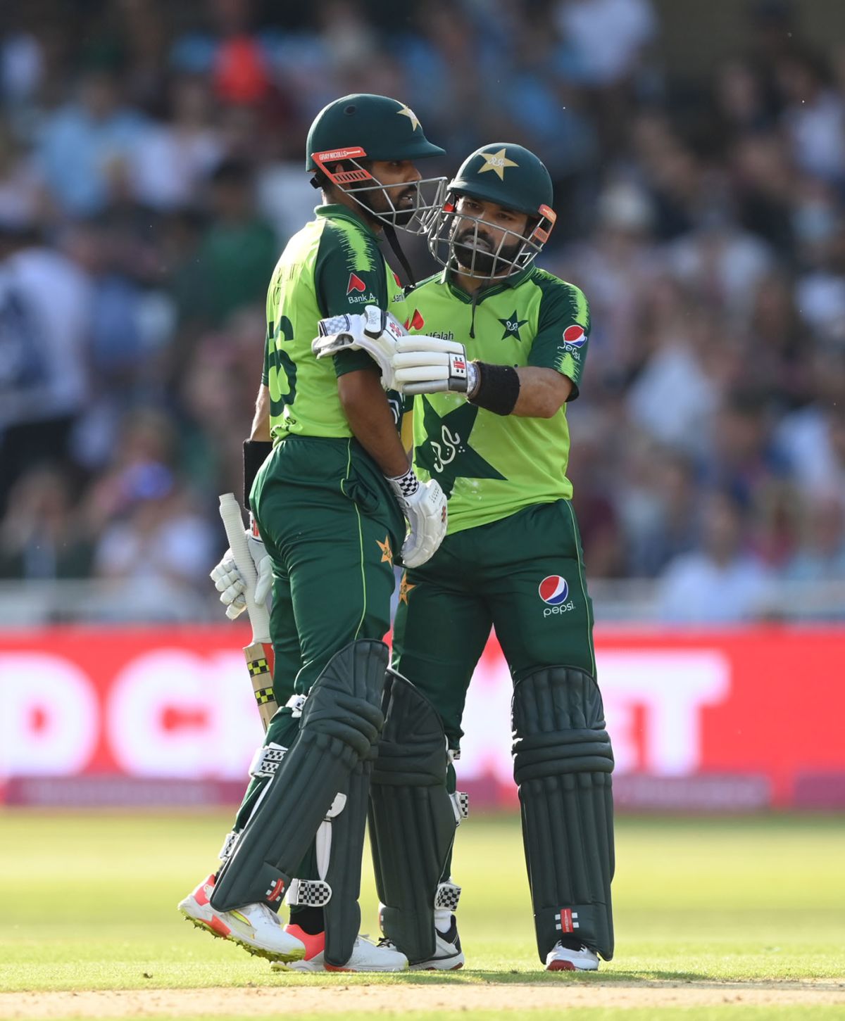 Mohammad Rizwan And Babar Azam Both Passed Fifty