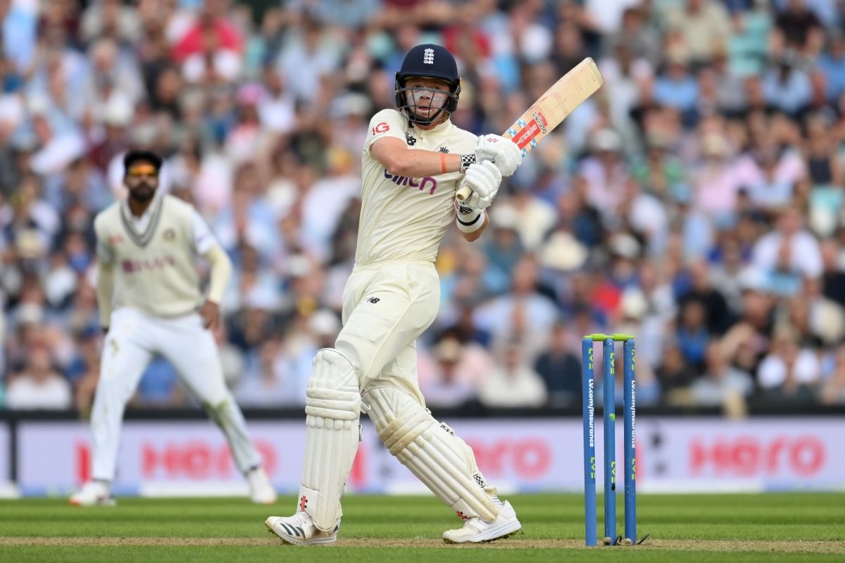 Ollie Pope played his shots on the second morning