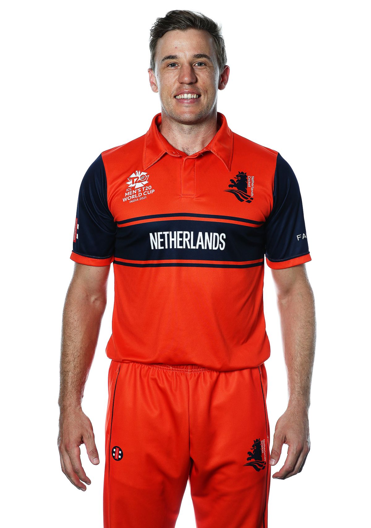 Logan van Beek, player portrait | ESPNcricinfo.com 