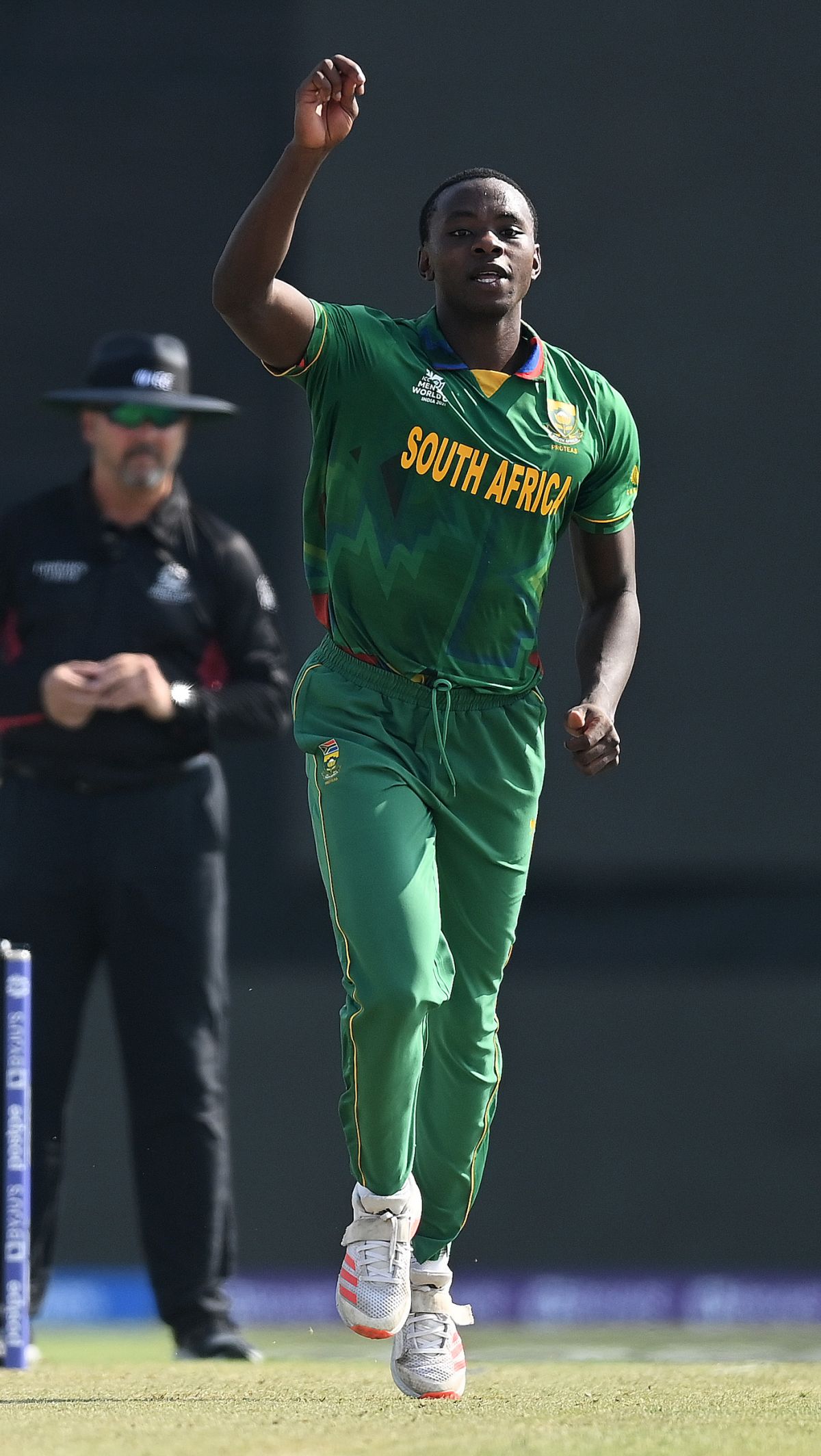 Kagiso Rabada picked up three wickets in a five-ball burst ESPNcricinfo 