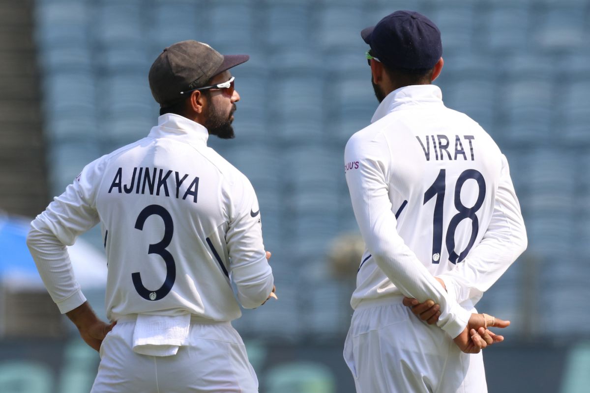 Ajinkya Rahane and Virat Kohli have a chat | ESPNcricinfo.com