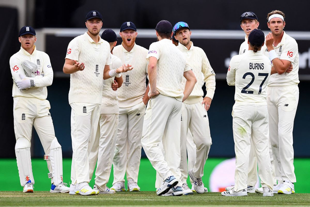 England look bemused after Alex Carey survives on review, Australia vs England, Men's Ashes, 5th Test, 3rd day, Hobart, January 16, 2021