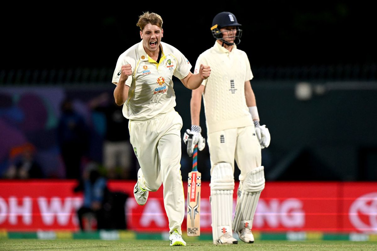 Cameron Green struck under lights, Australia vs England, Men's Ashes, 5th Test, 3rd day, Hobart, January 16, 2021