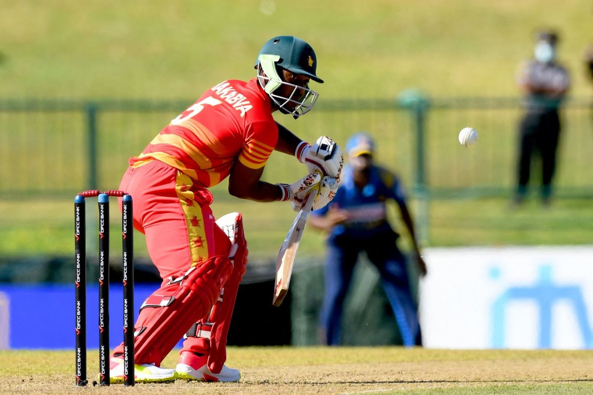 Regis Chakabva scored a brisk fifty, Sri Lanka vs Zimbabwe, 1st ODI, Pallekele, January 16, 2022