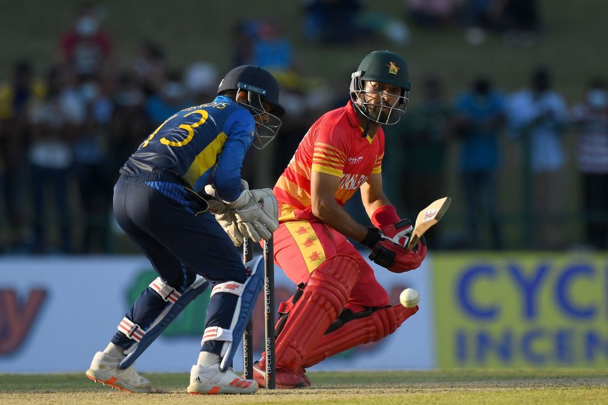 Sikandar Raza scored a 46-ball 56, Sri Lanka vs Zimbabwe, 2nd ODI, Pallekele, January 18, 2022