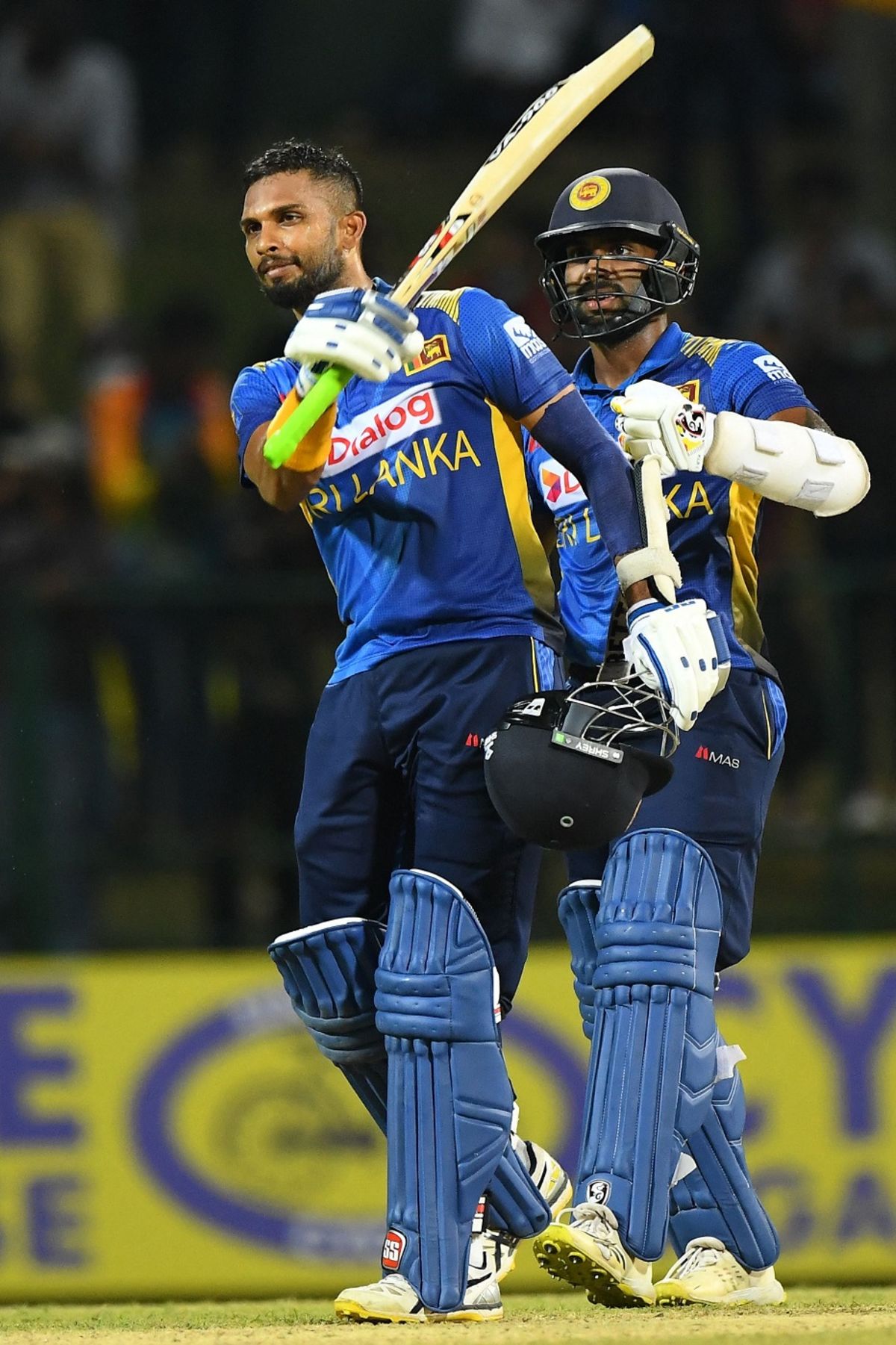 Dasun Shanaka Celebrates His Ton | ESPNcricinfo.com