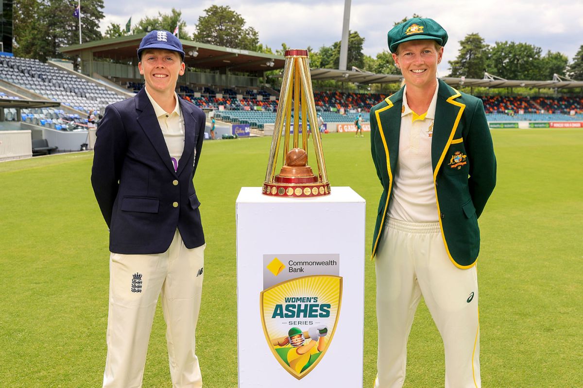 Heather Knight and Meg Lanning ahead of the Ashes Test, Australia vs England, Only Test, Canberra, January 26, 2022
