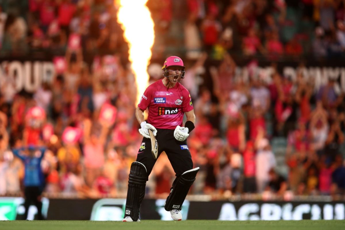 Hayden Kerr completes an extraordinary chase, Sydney Sixers vs Adelaide Strikers, Challenger, BBL, Sydney, January 26, 2022