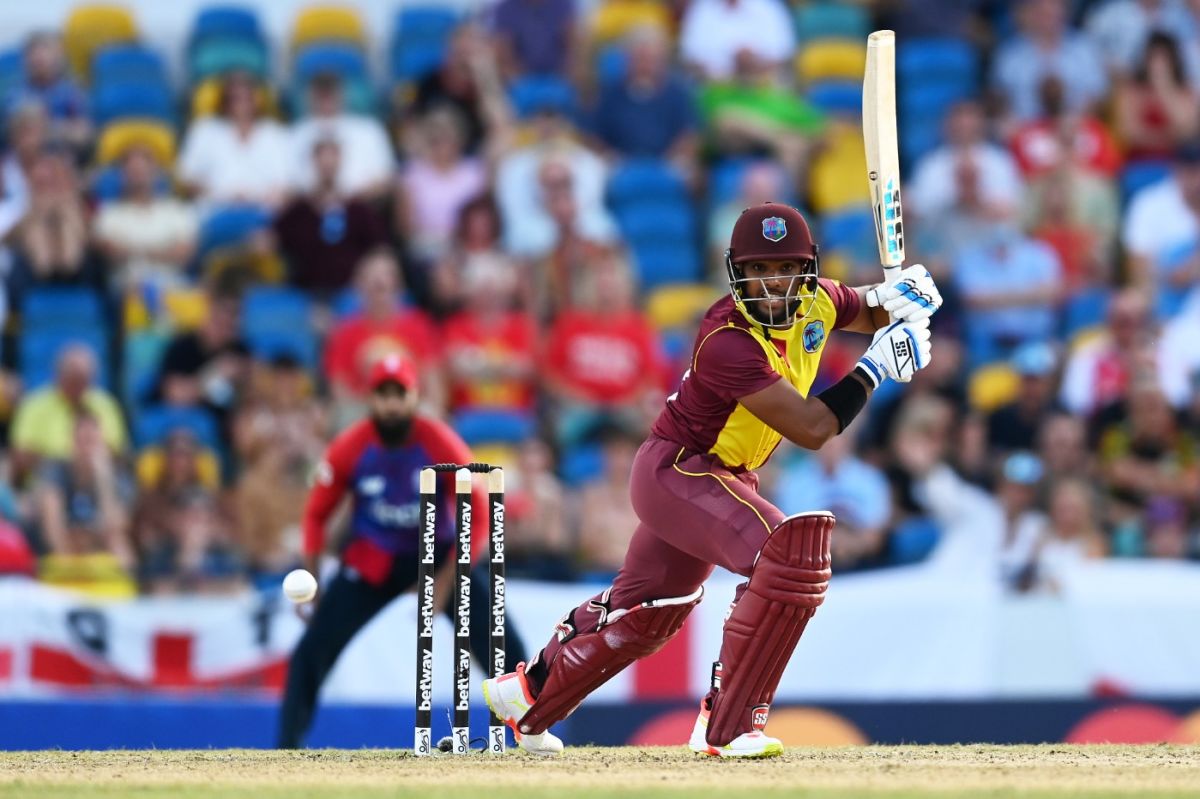 Nicholas Pooran started with intent for West Indies, West Indies vs England, Kensington Oval, Barbados, 3rd T20I, January 26, 2022