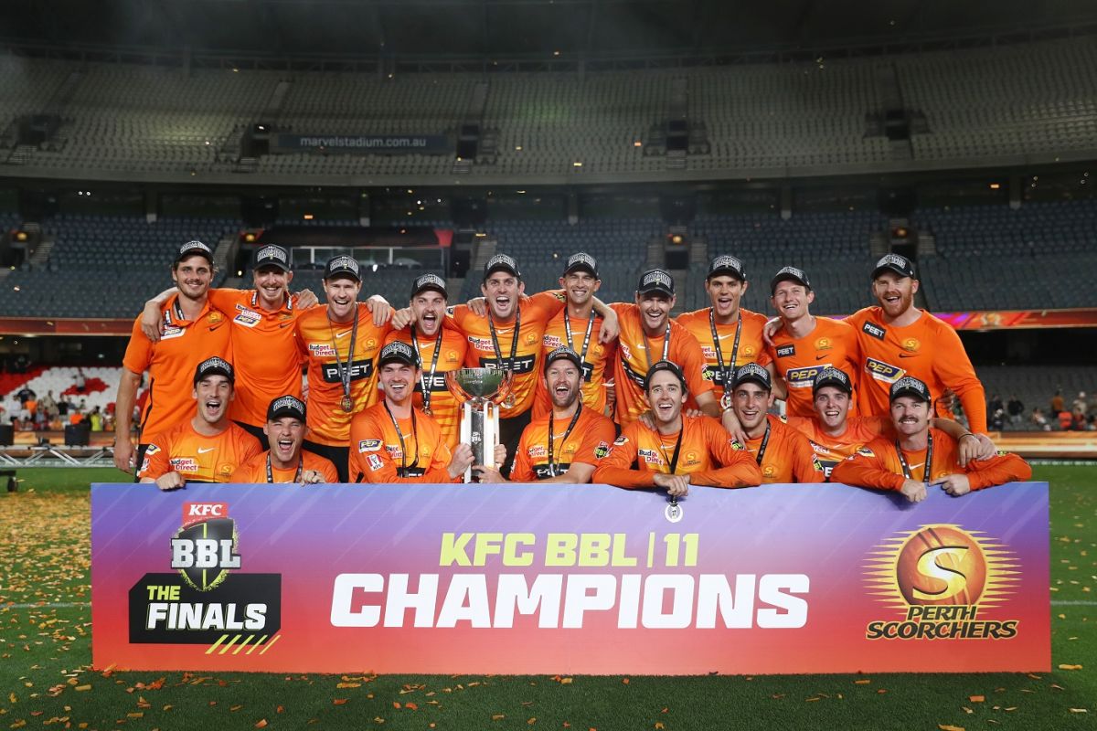 Perth Scorchers were crowned champions of the 11th edition of the Big Bash League, BBL 2021-22, final, Melbourne, January 28, 22