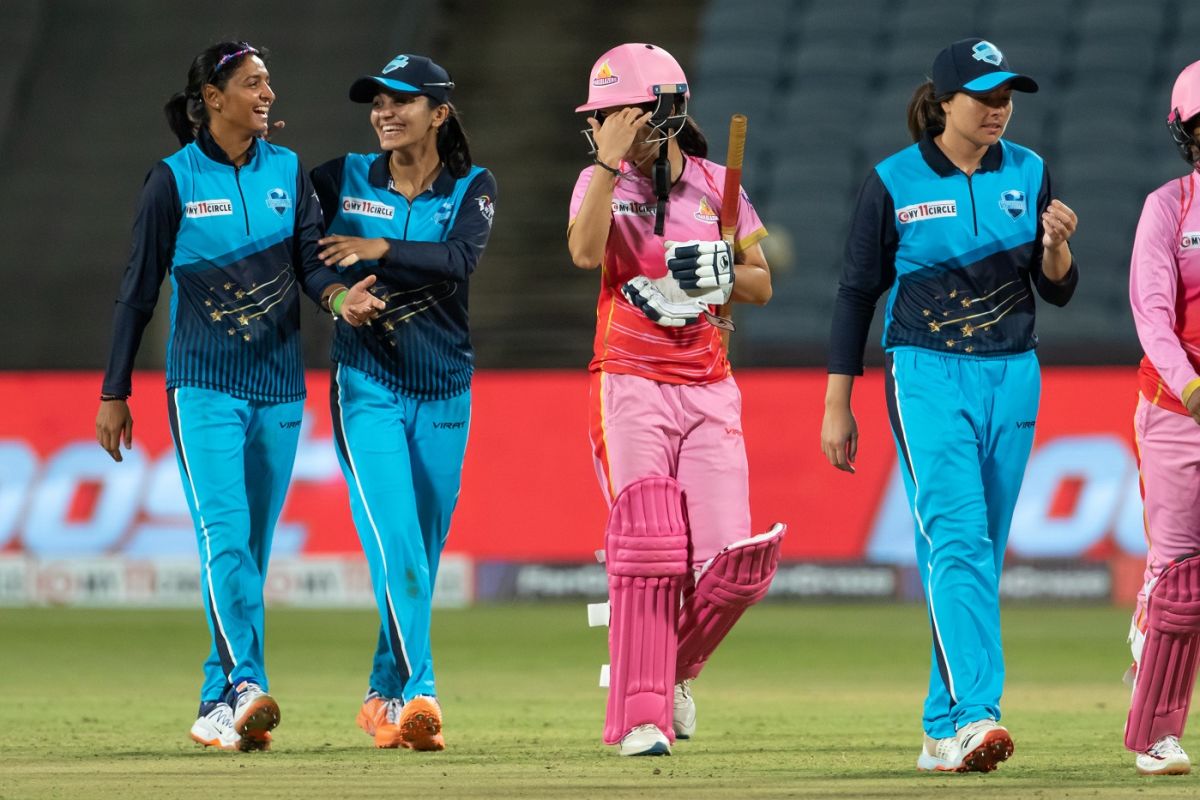 Harmanpreet Kaur walks off a happy captain, Supernovas vs Trailblazers, Women's T20 Challenge, Pune, May 23, 2022