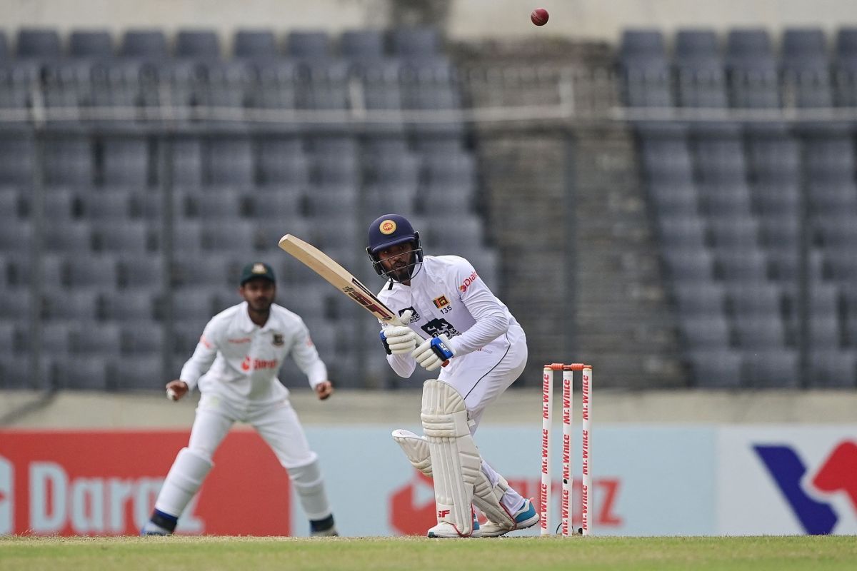 Dhananjaya de Silva flicks it away, Bangladesh vs Sri Lanka, 2nd Test, Mirpur, 3rd day, May 25, 2022