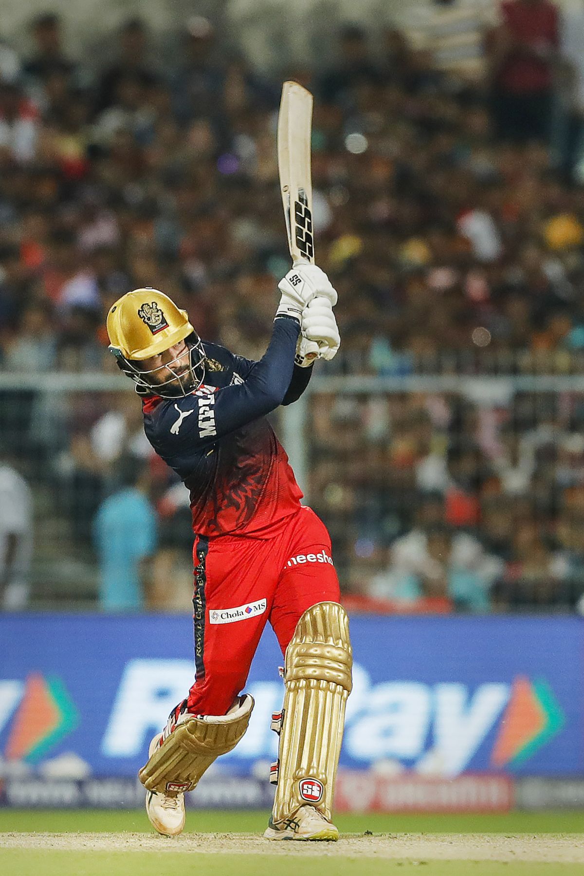 Rajat Patidar tees off on his way to 112 not out off 54, Lucknow Super Giants vs Royal Challengers Bangalore, IPL 2022, Eliminator, Kolkata, May 25, 2022