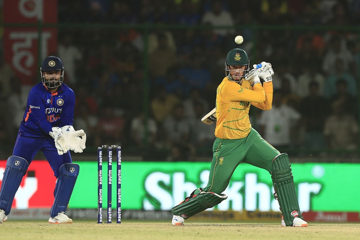 Rassie van der Dussen provided the finishing kick, India v South Africa, 1st T20I, Delhi, June 9, 2022