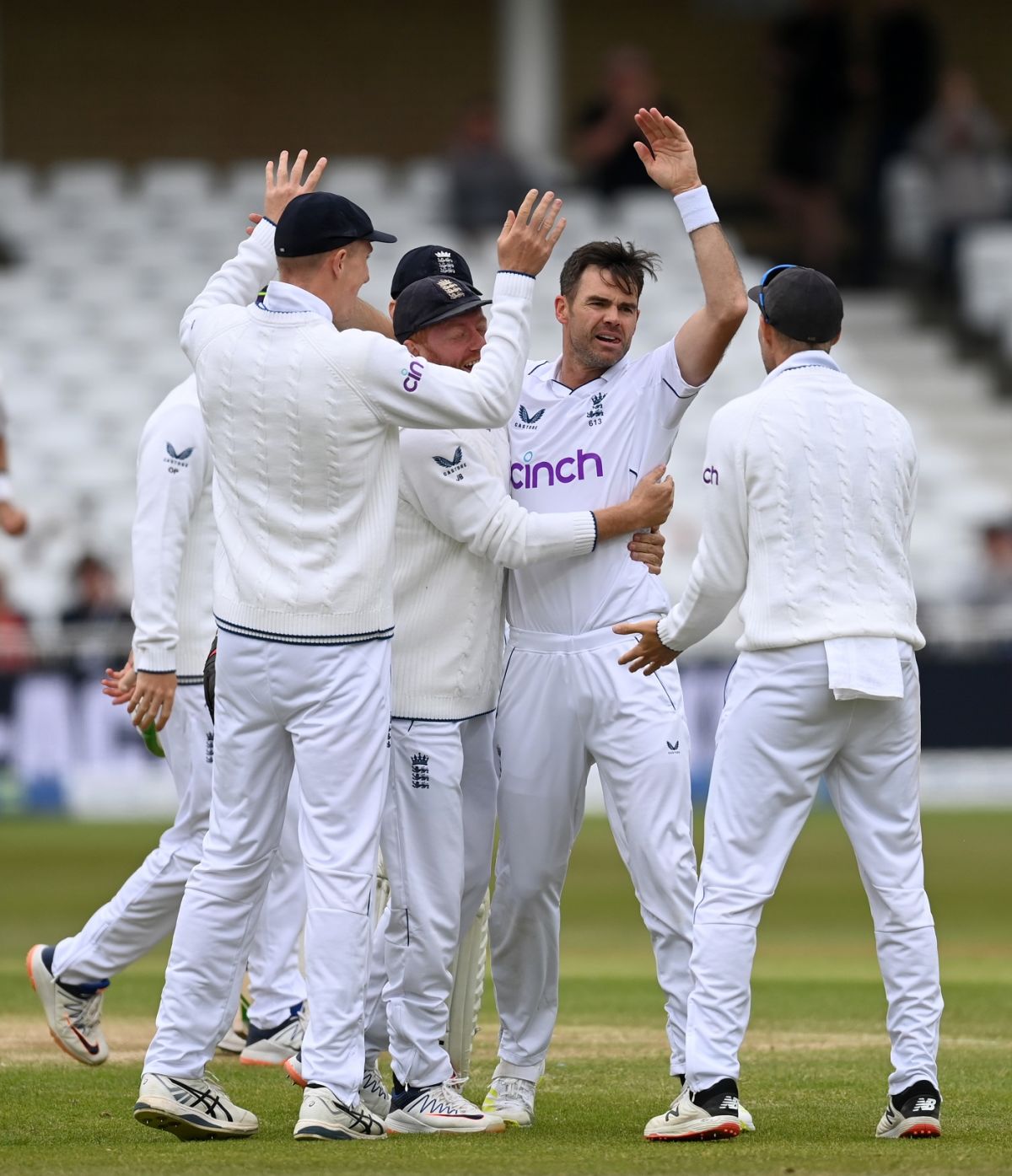 James Anderson dismissed Tom Latham for his 650th Test dismissal, England vs New Zealand, 2nd Test, Nottingham, 4th day, June 13, 2022