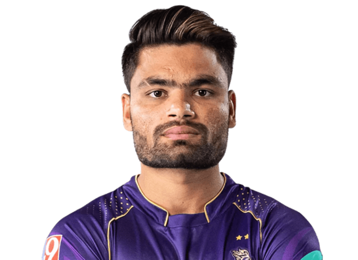 Rinku Singh, player page headshot cutout 2022 | ESPNcricinfo.com