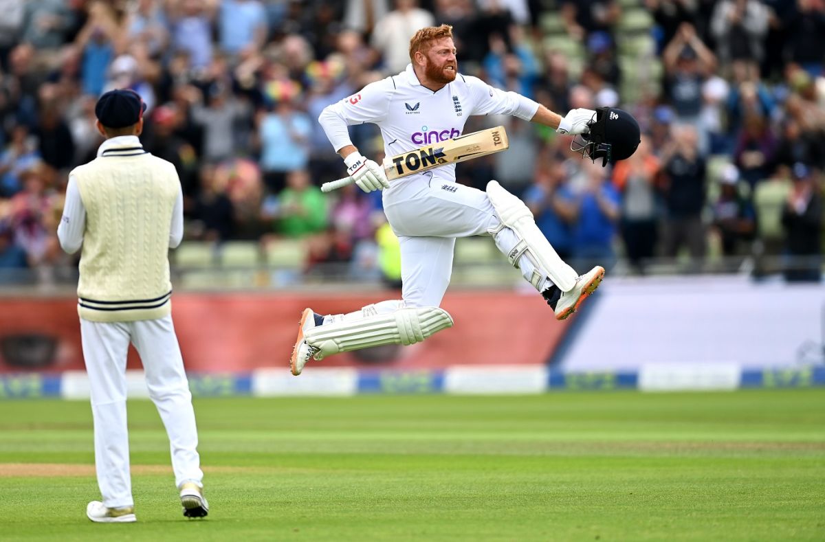 Jonny Bairstow scored his fifth Test century of 2022, England vs India, 5th Test, Birmingham, 3rd Day, July 3, 2022 