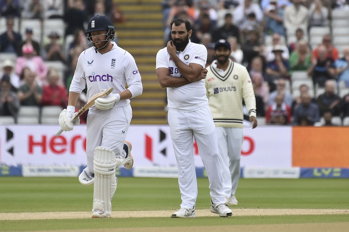 Mohammed Shami started poorly on the fifth day, England vs India, 5th Test, Edgbaston, 5th day, July 5, 2022
