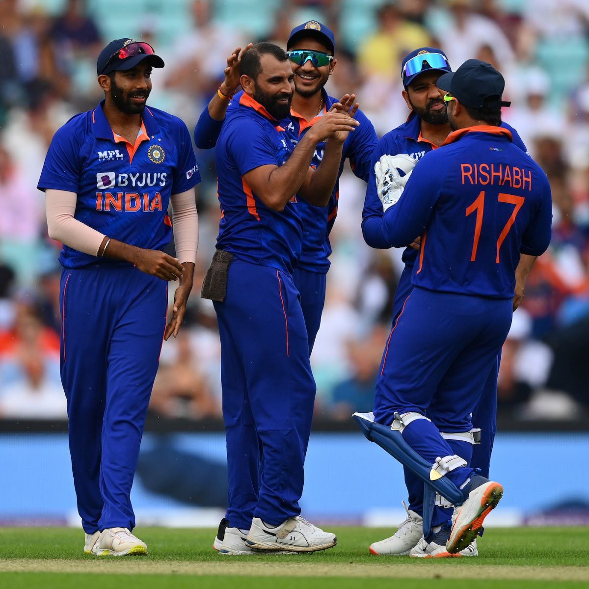 Mohammed Shami wasn't going to be completely overshadowed by Jasprit Bumrah, and struck a number of key blows, England vs India, 1st ODI, The Oval, London, July 12, 2022