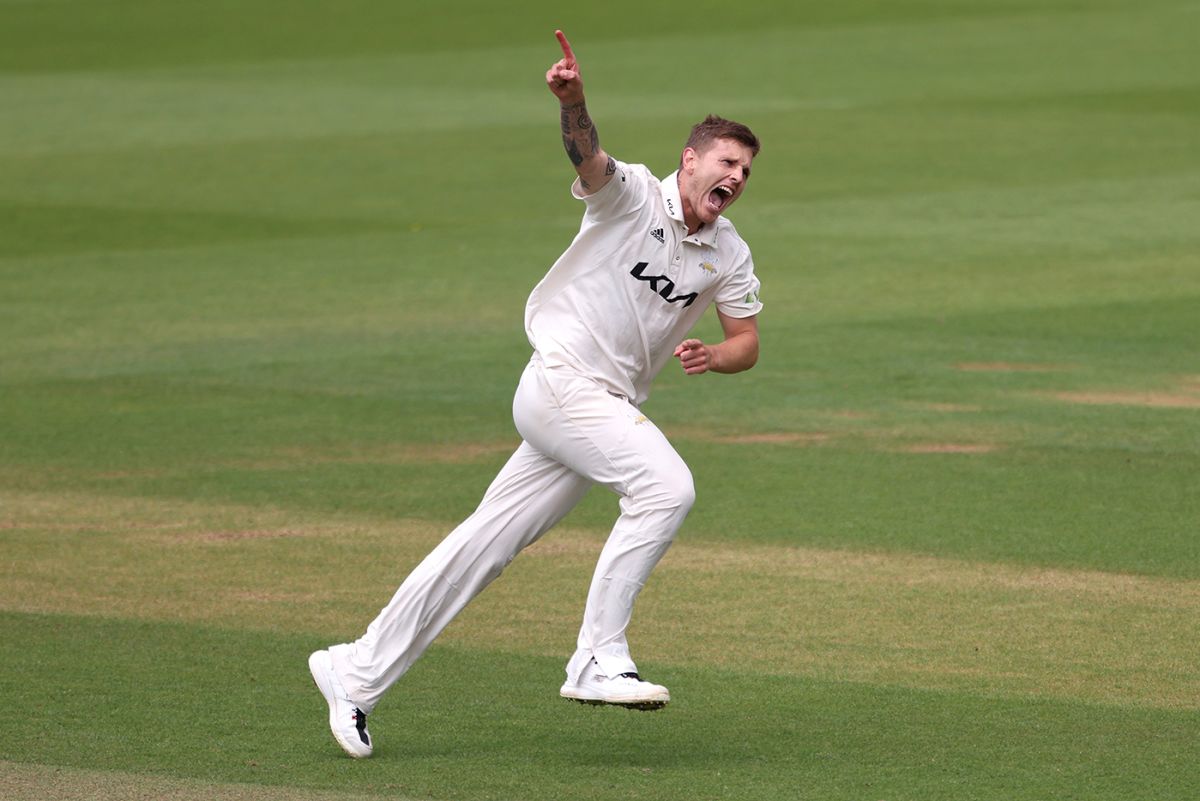 Conor McKerr peels away in celebration | ESPNcricinfo.com