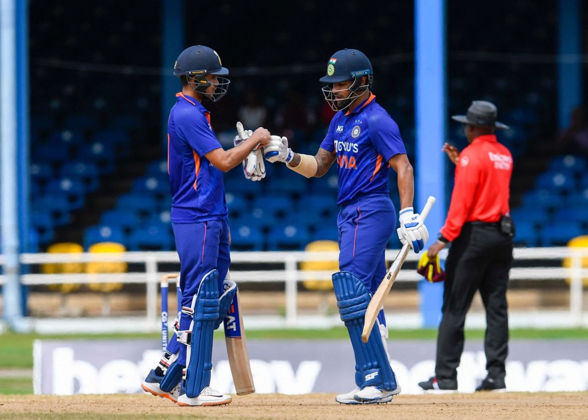 Shikhar Dhawan and Shubman Gill got India off to a solid start once again, West Indies vs India, 3rd ODI, Port of Spain, July 27, 2022