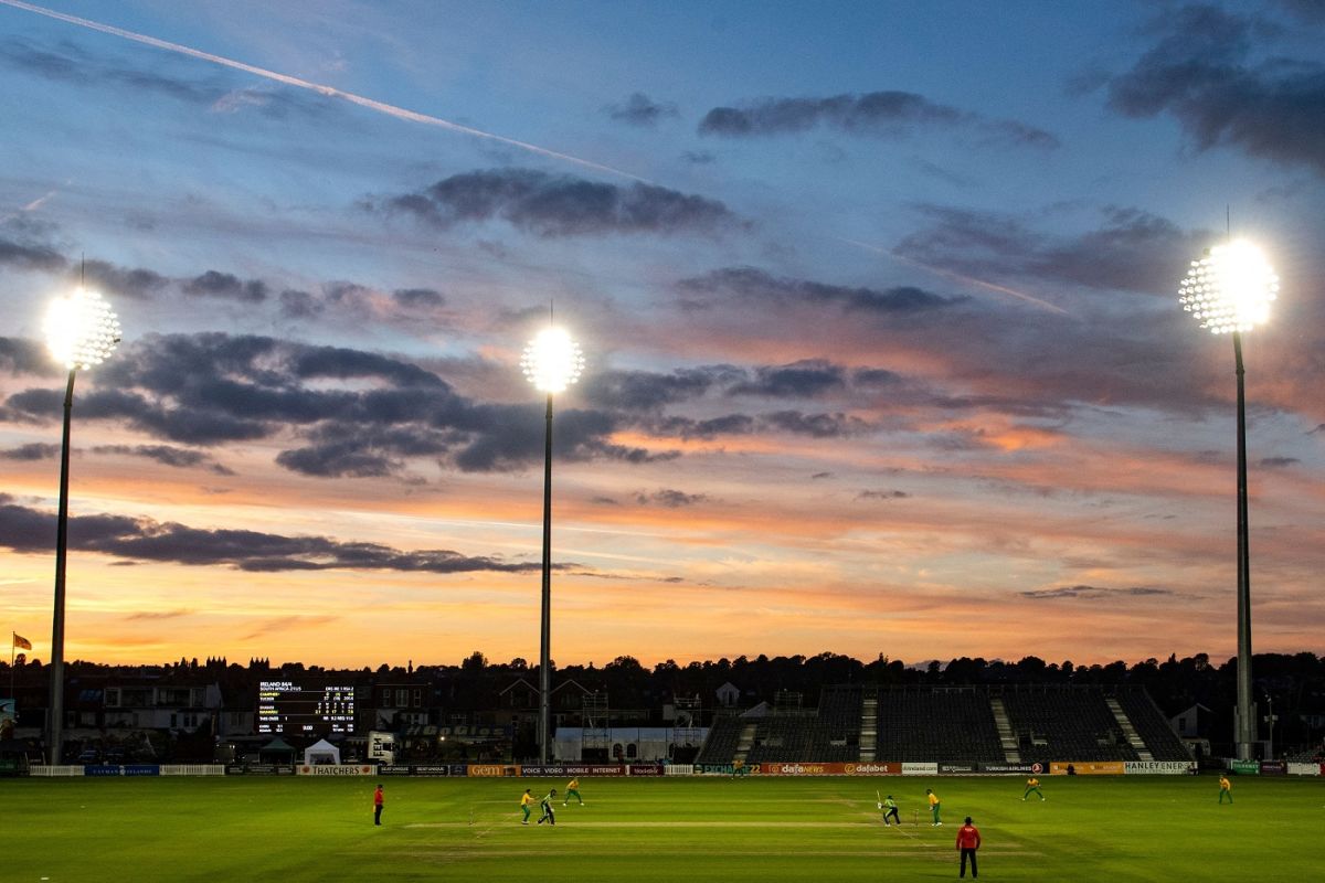 A view of the County Ground in Bristol during the match between Ireland and South Africa , 1st T20I, Bristol, August 3, 2022