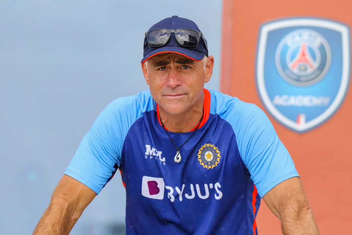 India mental conditioning coach Paddy Upton looks on at training, West Indies vs India, 4th T20I, Lauderhill, August 5, 2022