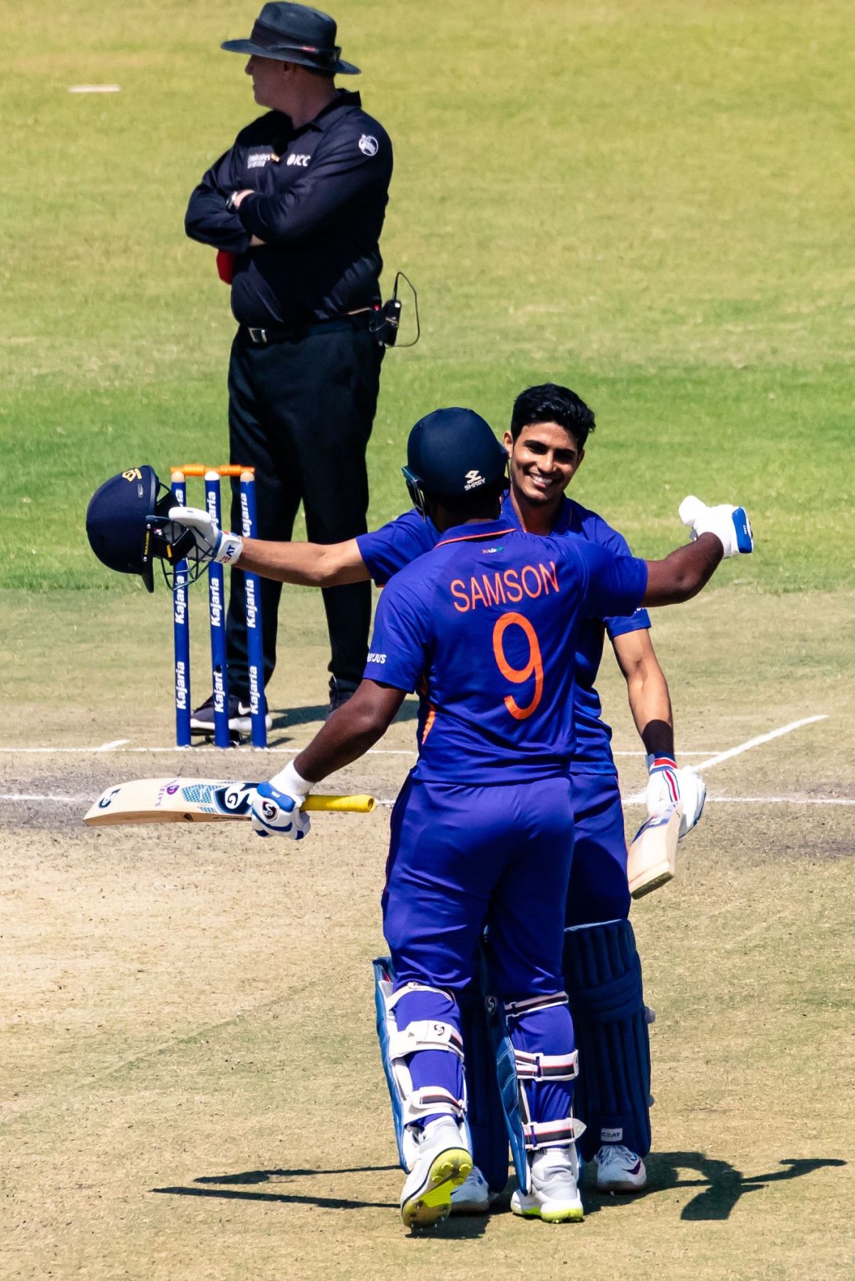 Shubman Gill Celebrates After Bringing Up His First ODI Century ...