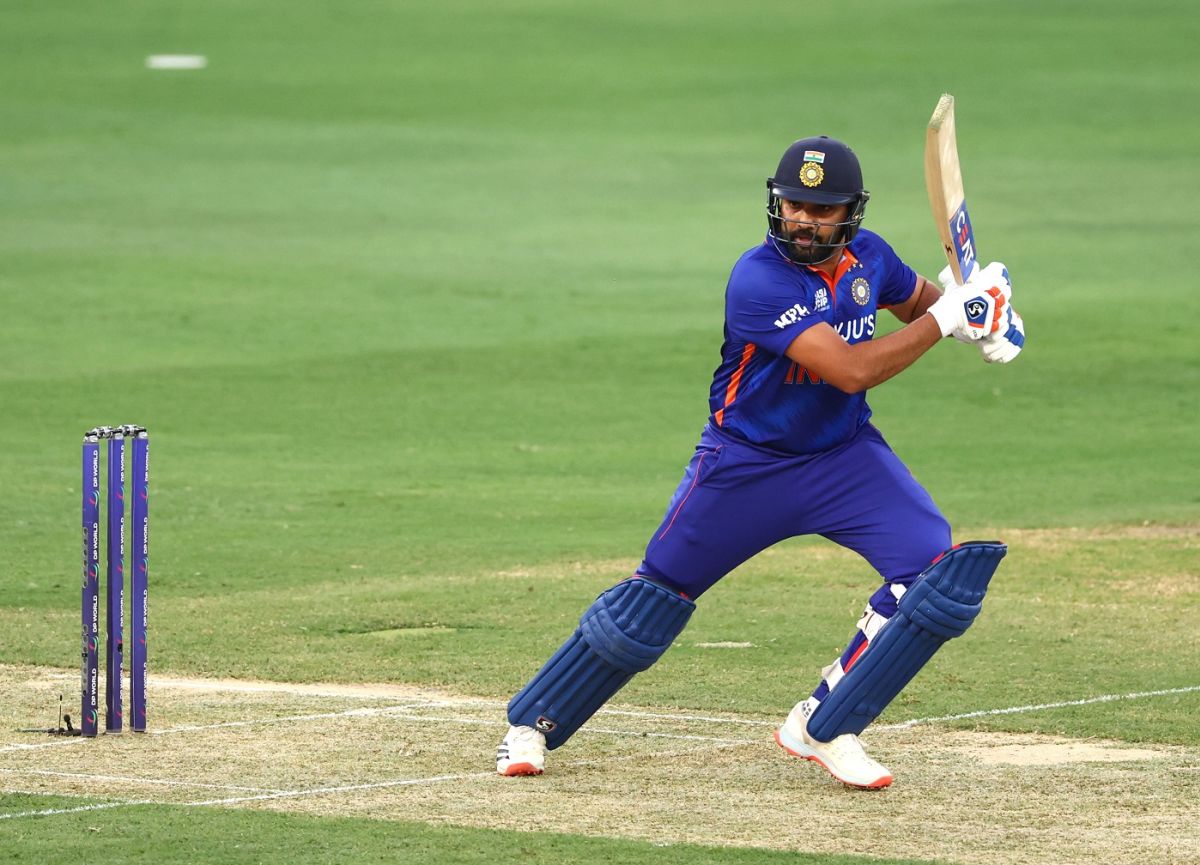 Rohit Sharma stroked his way to 21 off 13 balls before falling to Ayush Shukla, India vs Hong Kong, Asia Cup, Dubai, August 31, 2022