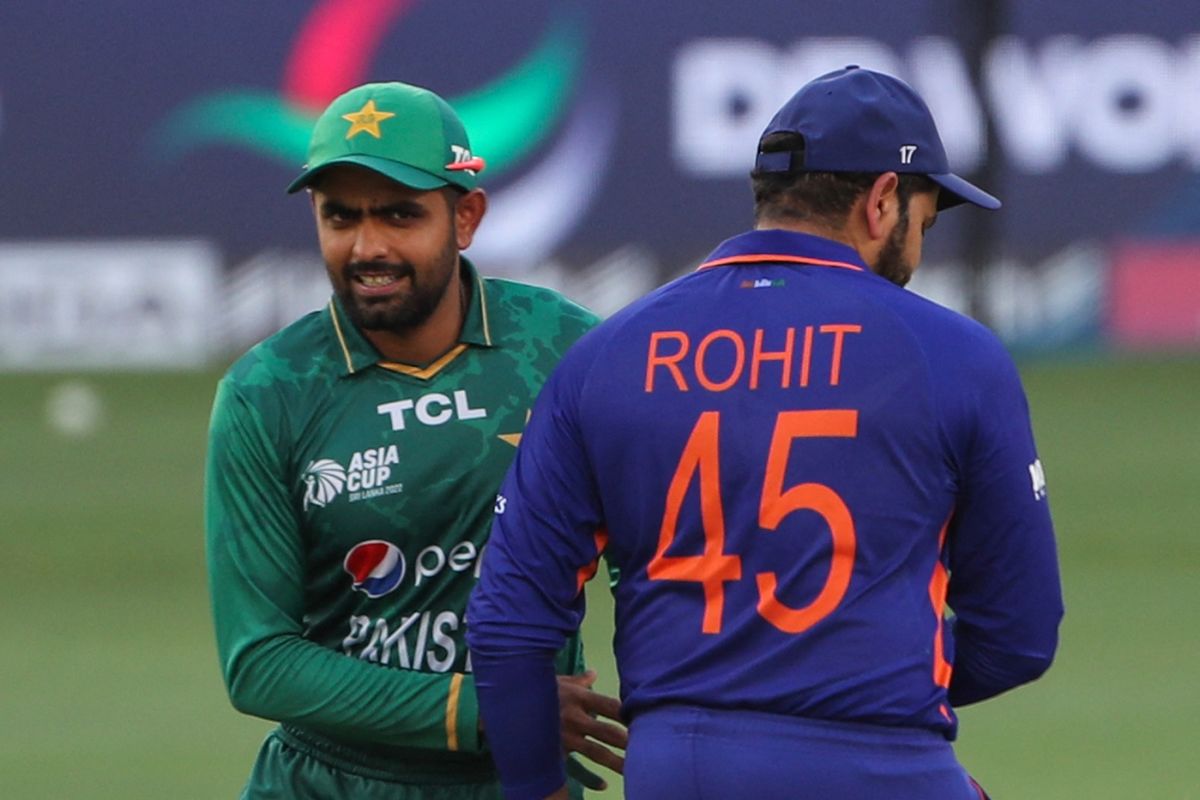 Babar Azam And Rohit Sharma Pictured At The Toss | ESPNcricinfo.com