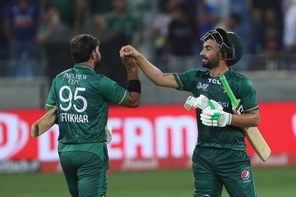 Iftikhar Ahmed hit the winning runs to give Pakistan a nail-biting win, India vs Pakistan, Asia Cup, Dubai, September 4, 2022