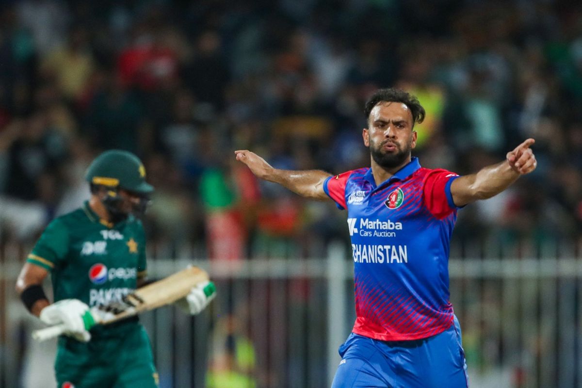 Fareed Ahmed's slower ball earned him a wicket, Afghanistan vs Pakistan, Asia Cup Super 4s, Sharjah, September 7, 2022