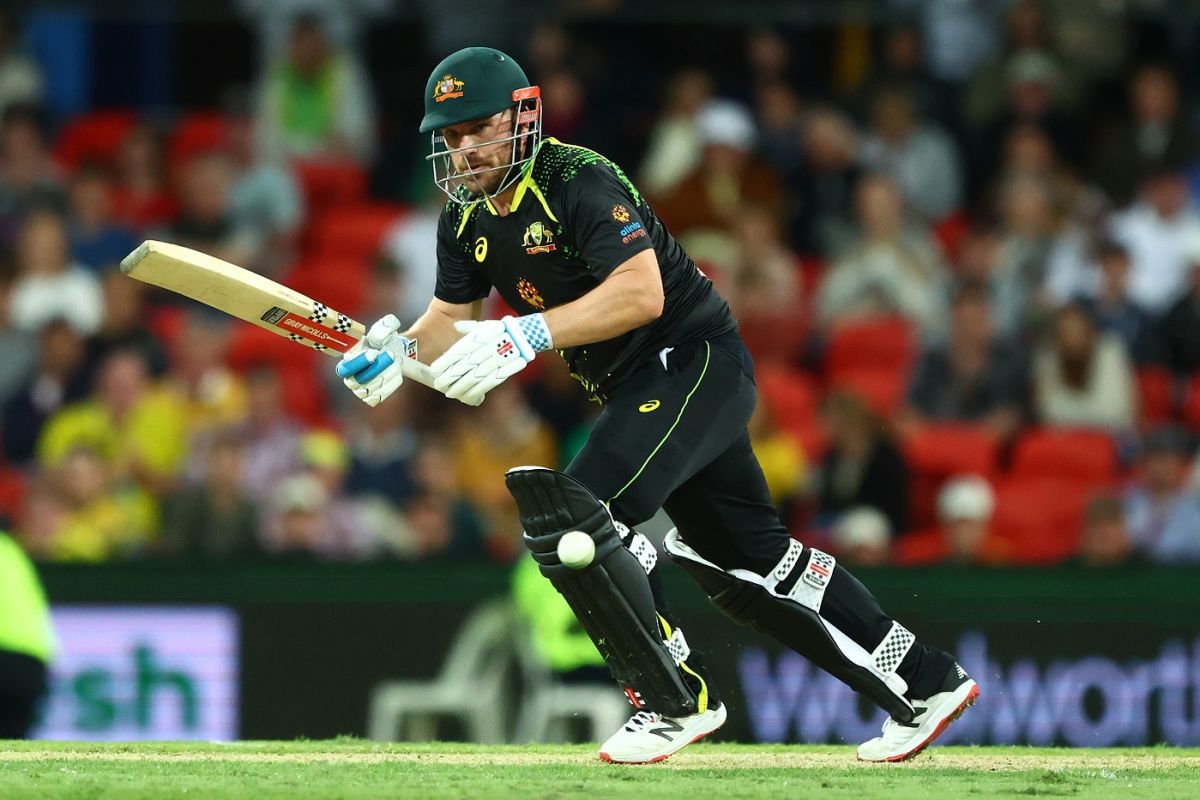 Aaron Finch was strong off his pads, Australia vs West Indies, 1st T20I, Carrara, October 5, 2022